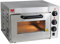 Beeketal 'BPO35-1' Profi Pizzaofen mit 330x330 mm Schamottstein Backfläche und extra hoher Kammer, Gastro Steinbackofen für Pizza, Brot und Backwaren, Pizzabackofen Temperatur bis zu 350°C