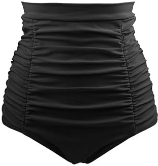 Laorchid retro dam dam hög midja bikini byxor shorts mage way