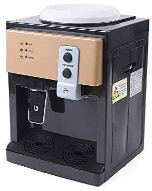Elektrischer Wasserspender, 220V Wasserkühler Heiß und Kalt-Wasserspender Trinkbrunnen Heißwasserspender für Hause, Büro, Esszimmer
