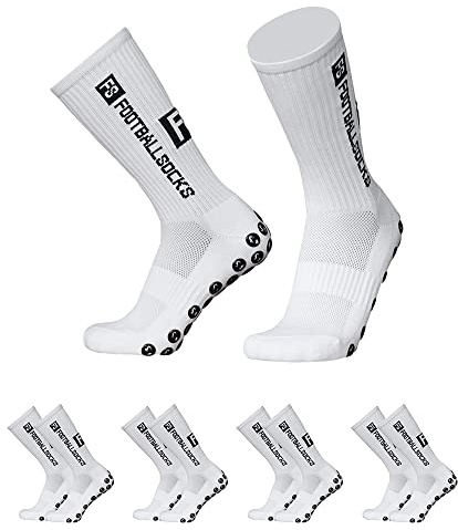 Lixada Calcetines Deportivos para Correr Al Aire Libre Calcetines Elásticos de Compresión Calcetines Deportivos de Fútbol Calcetines Antideslizantes con Agarres