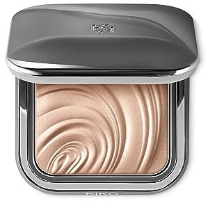 KIKO Milano Glow Fusion Intense Powder Highlighter 01 | Puder-Highlighter Für Das Gesicht Mit Seidiger, Reflektierender Textur