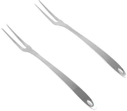 IMEEA Fourchettes à viande et fourchettes à barbecue, en acier inoxydable, fourchettes à saucisses, fourchettes de servage, fourchettes de cuisine, rôtis, grillades, 33,5 cm