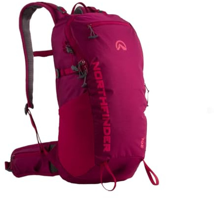 NORTHFINDER Leichter Wanderrucksack ANNAPURNA2 20L – Tagesrucksack für Damen & Herren, 200D Ripstop, mit Regenhülle, Trinksystem-kompatibel, ideal für Wandern & Trekking