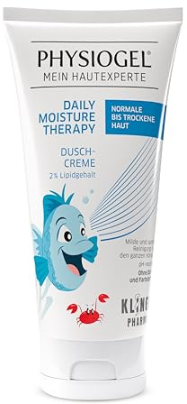 PHYSIOGEL Daily Moisture Therapy Kids Edition Gel douche hydratant pour peaux sèches 150 ml Pour un nettoyage quotidien doux pour tout le corps