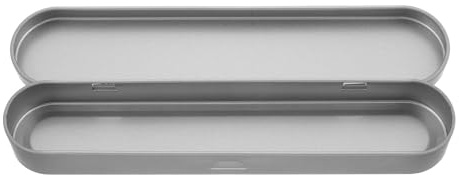 Mipcase Boîte en Fer Résistante pour Rangement de Pinces à Épiler et Gratte-Langue, Organisateur Portable et Facile à Transporter pour Usage Quotidien et Voyage