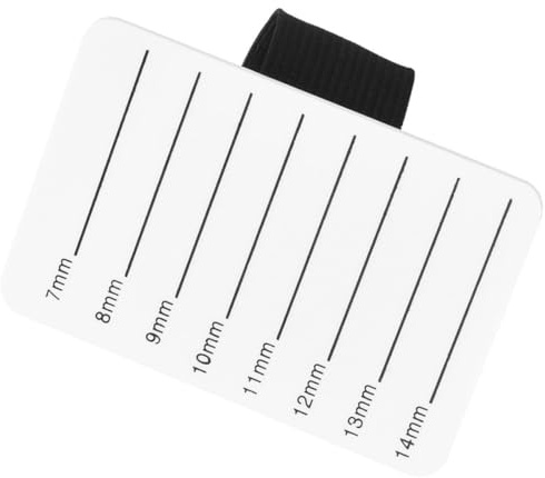 VICASKY Vassoio per Ciglia in Acrilico Bianco 7-14 MM Pannello Porta-Ciglia per Extension Espositore Leggero e Portatile per Uso Professionale e Personale