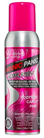 Manic Panic Amplified Temporary Hair & Root Touch Up Colour Spray - Cotton Candy Pink - 125ml