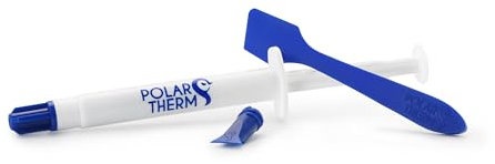 Polartherm X-10 by Thermal Grizzly - 5 Gramm CPU-Wärmeleitpaste für CPU & GPU - sehr hohe Wärmeleitfähigkeit, Lange Haltbarkeit, Nicht leitendes Wärmeleitfett - Wärmeleitpaste Kit mit Spatel