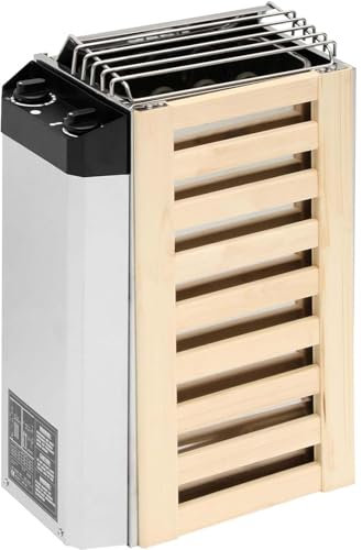 Sauna Heater Stove, Stainless Steel Electric Sauna Stove with Internal Control, Ideal for Wet and Dry Sauna Room Equipment