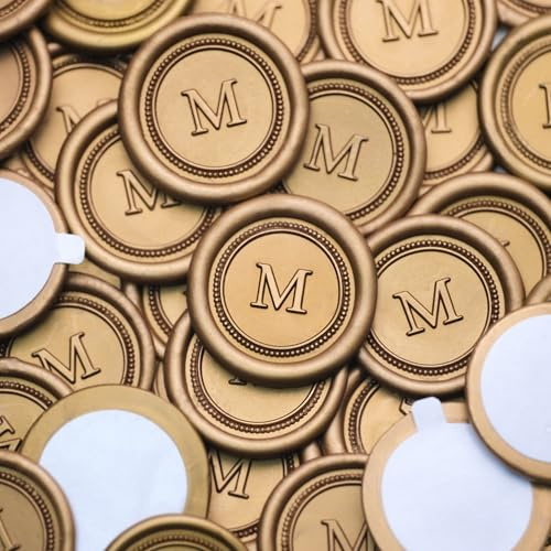 Sello de cera autoadhesivo personalizado, pegatina personalizada para boda, personalice su monograma o diseño de logotipo, perfecto para invitaciones, bodas, manualidades y regalos