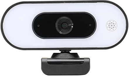 Webbkamera 4K webbkamera för datorpixlar vidvinkel, webbkamera 3 grader, ljusstyrka, kamera med mikrofoner stativ, videokonferens