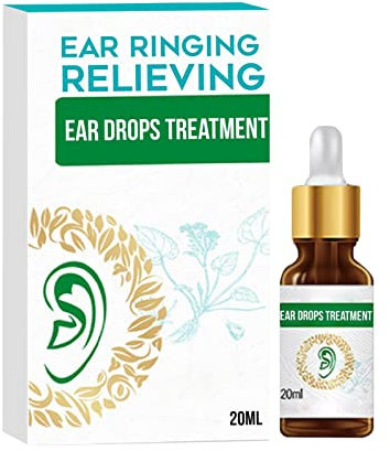 Tinnitus Ohrentropfen, 20ml Ohrensausen Linderung Ohrentropfen Bio Ohrensausen Tropfen, Reduzieren Ohrenschmerzen, Lindern Von Tinnitus