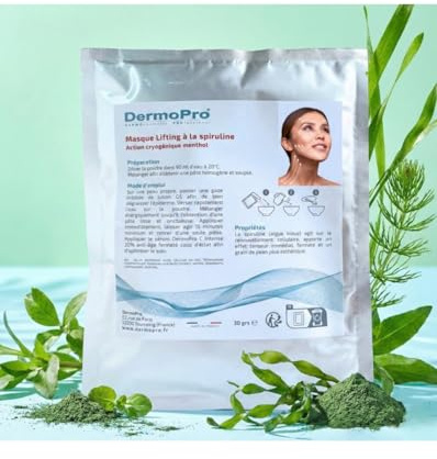 Maschera peel-off anti-invecchiamento lifting rassodante con spirulina