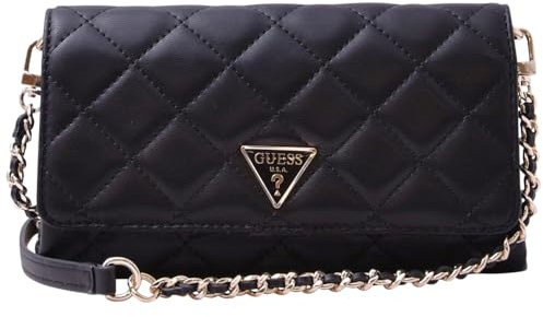 GUESS Tali Organiseur à rabat en bandoulière, noir, taille unique
