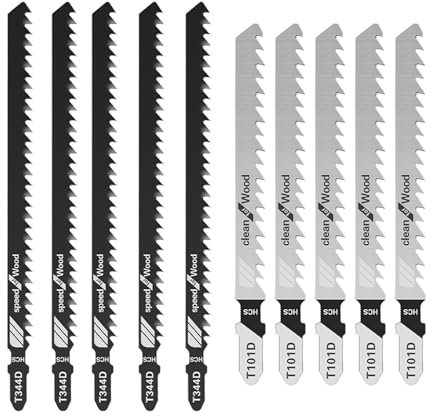 Lot de 10 lames de scie sabre - Lames de scie sabre - Lames de scie sabre - Lames de scie sabre - Pour béton cellulaire, bois, métal, brique, béton, compatible avec les scies sabres courantes