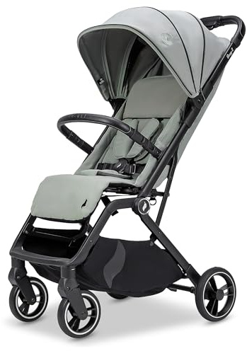 Osann Boogy 2 Kinderwagen Buggy mit Liegefunktion ab Geburt bis 22 kg - Reisebuggy inklusive Regenverdeck, Einhand-Faltmechanismus, UPF 50+ Sonnenschutz - Moss