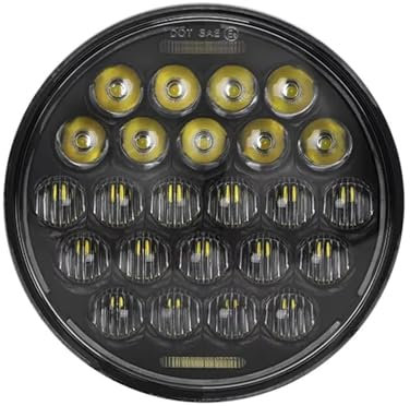 Xgupxuc Faro Delantero LED Motocicleta Faro Redondo 105W 5D 5-3/4 para Dyna Sportster 1200 883 Accesorios 5,75 Pulgadas Proyector LED DRL H4 Moto Faro LED Faros Moto