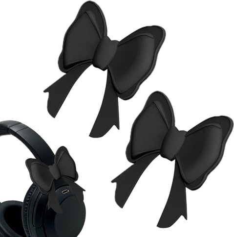 Accesorios De Fijación para Auriculares - 1 Par De Clips Estéticos Lindos Decoración De Casco con De Silicona para Mujeres, Niñas Y Adolescentes | Estudiantes Que Trabajan En La Escuela para