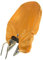 Ferocity Hochwertiger Wasserdichter Regencover Regenschutz für Kinderfahrradsitze Regenhaube für Fahrradkindersitz Abdeckung für Kids Orange [104]