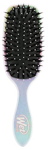 Wet Brush Shine Enhancer Color Wash Stripes, Paddle Hair Detangler Brush with Ultra-Soft Intelliflex Bristles, Infused With Natural Argan Oil, Shiny & Smooth, Wet or Dry, For All Hair Types