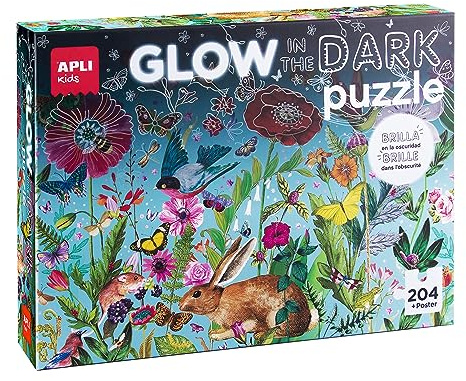 APLI Kids - Puzzle, das im Dunkeln leuchtet, 19436
