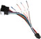 Autoradio Adapter Kabelbaum 16 Pin für ISO auf Android, Auto Radio Adapter Universal, Autoradio Stecker 16 Pin auf ISO Buchse, Auto Kabel Stecker Kompatibel mit VW, BMW, Autoradio Adapter mit Lenkrad