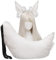 yanwuwa Tier Wolf Ohren Kopfschmuck Schwanz Set Plüsch Handgemachtes Kostüm Set für Halloween Weihnachten Cosplay Zubehör Faux Tail Set Stirnband Handgefertigt