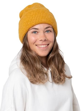 Occulto Damen Winter Mütze (Model: Emma) Gelb