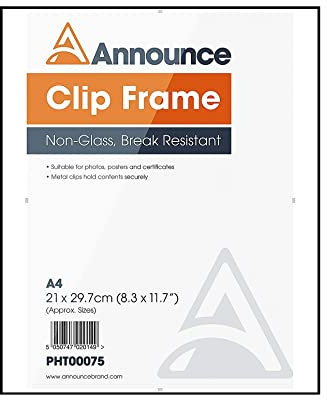 Announce Metal Clip Frame A4