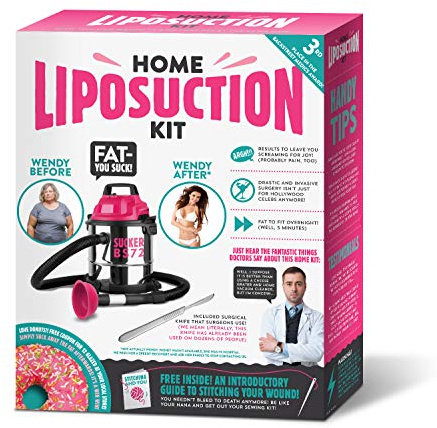 Seymour Butz Home Liposuction Kit Prank Giftbox - Pink, 11.25 x 9 x 3.25 - Gift Box for Parties and Occasions