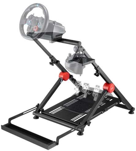 OPLITE Wheel stand GT PRO - Universalhalterung für Lenkrad Force -Feedback, Kettenradgarnitur und Getriebe, kompatibel mit allen Logitech-, Thrustmaster- und Fanatec-Produkten