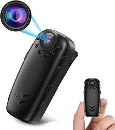 QZT Body Camera, 32GB HD 1080P Wearable Camera Video and Audio & Motion Detection Night Vision,With Image Taking and Recording Functions for Indoor Video Recorder