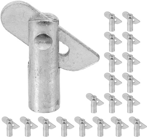 Uonlytech 20 Pezzi Perni Di Bloccaggio Per Impalcature in Acciaio Q235 Perno Di Fissaggio Staccabile Per Supporto Mensola E Guardrail Per Cantieri Edili E Uso Industriale