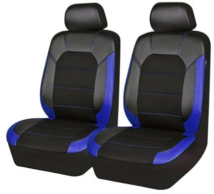 AYBEN Car Seat Covers, for Dacia Duster 2017-2022 Cars Front Seat Covers, Comfortable and Breathable, Nonslip Interior Accessories,D Blue
