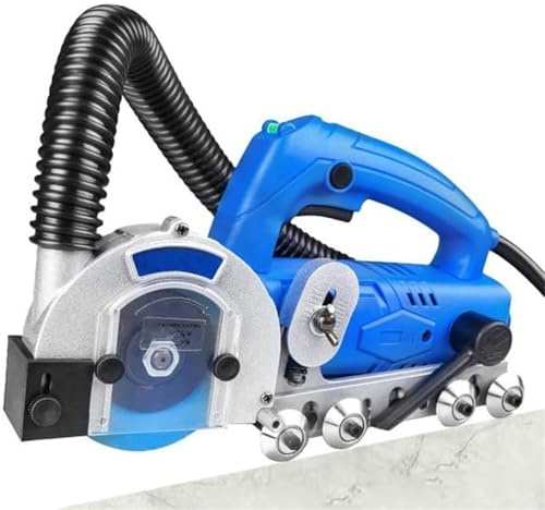Tile Joint Cleaning Machine, 1200W 9000RPM Electric Grout Remover 220V DIY Tile Grout Remover Ideal for Cleaning Shower Tiles Joints, Floor Gaps, and Removing Old(Machine+2.7mm Seam Cleaning