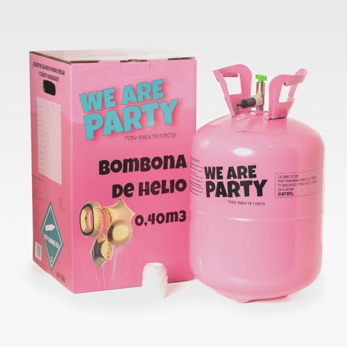 Bombona de helio Maxi 0,42m3 para 50 globos.