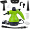 AMK® Quest Steam Cleaner Hand Held Steamer Kitchen Bathroom Tile Universal Cleaning Green Handheld Multi Purpose Carpet Floor Bath, 314544