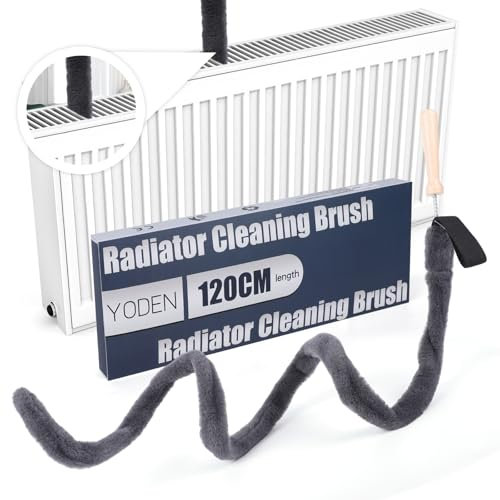 Brosse de nettoyage pour radiateur, la préparation idéale pour la saison de chauffage, la brosse de nettoyage pour radiateurs améliore le climat intérieur - Brosse de nettoyage pour radiateur -