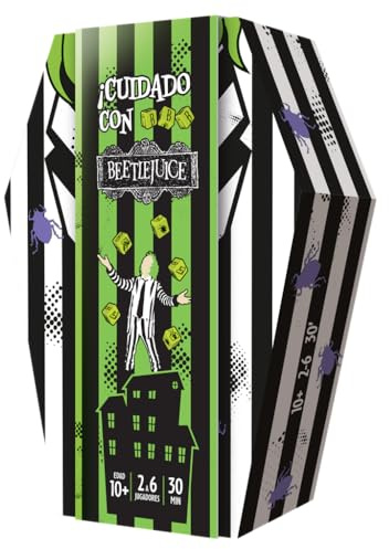 Mixlore | Cuidado con Beetlejuice | Juego de Mesa | A Partir de 10 Años | De 2 a 6 Jugadores | 30 Minutos por Partida | Español