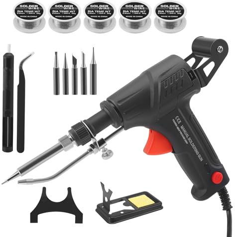 Kit de fer à souder multifonction portable, outils de soudage laser industriels internes, pistolet à souder automatique, pistolet à souder à la main avec 5 fils à souder, élimination de la rouille