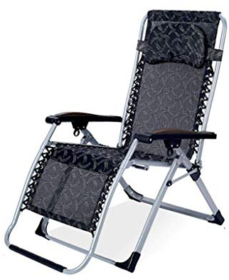 Sillón reclinable, portátil, plegable, para patio, jardín, exterior, playa y camping, soporta 200 kg, cómoda solución de relajación