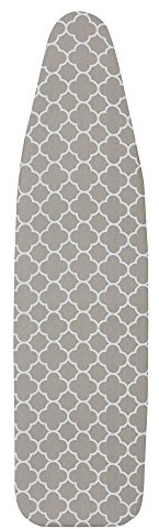 Household Essentials 80098 Ironing Board Cover | 100% Cotton | Gray Trellis