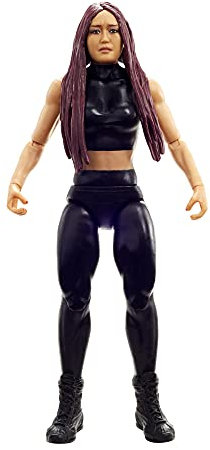 WWE GTG58 Io Shirai Basic Action Figures, Posable 6 Inch/15.24 cm Collectible for Ages 6 Years Old & Up, Multicolor