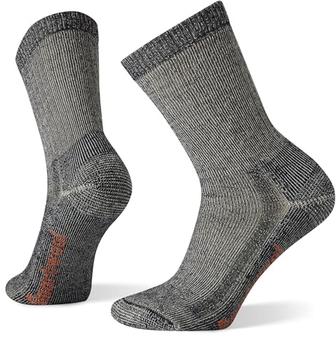 Smartwool Hike Classic Women's Merino Wool Socks, Full Cushioned Hiking & Walking Socks, Crew Fit, Lightweight & Breathable Natural Merino, Ladies - Navy, S