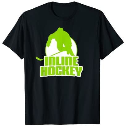 Inline-Hockey-T-Shirt – Hockeyspieler-T-Shirt T-Shirt