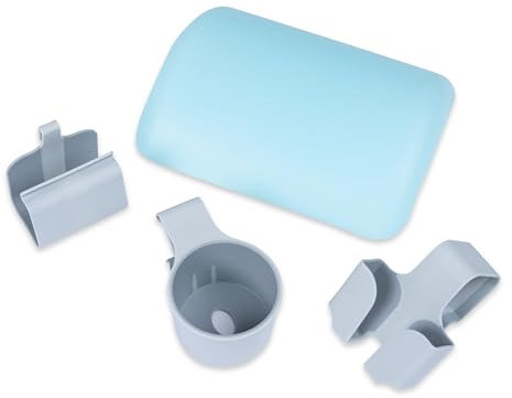 Step2 Vero Pool Lounger 3-Piece Accessories Set, Pillow, Cup Holder, Phone Mount, Compatible with Vero Collection, Blue