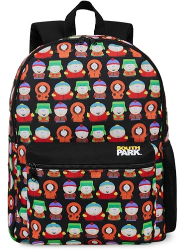 South Park Backpack Men Teens Work Gym Bag Stan Kenny Eric Rucksack Bookbag (AOP