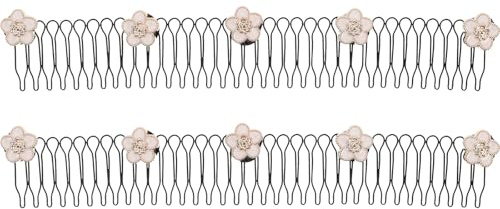 Abaodam Set di Accessori per Pettini Fissatori 2 Pezzi Design Elastico per Rifinitura Chioma Randagi Donna