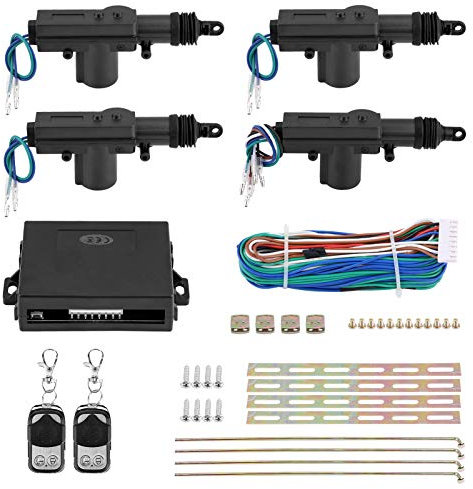 Universal Car Door Lock Keyless Entry System Central Locking Remote Control Kit, Car Lock with Central Lock, Complete Set