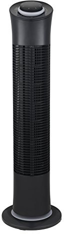 SOGO Ventilador de Torre Silencioso 77 cm con 3 Velocidades, Temporizador y Oscilación - Ventilador de Pie 45W con Voltaje Estándar 220-240V y Frecuencia 50/60Hz - Compacto y Eficiente